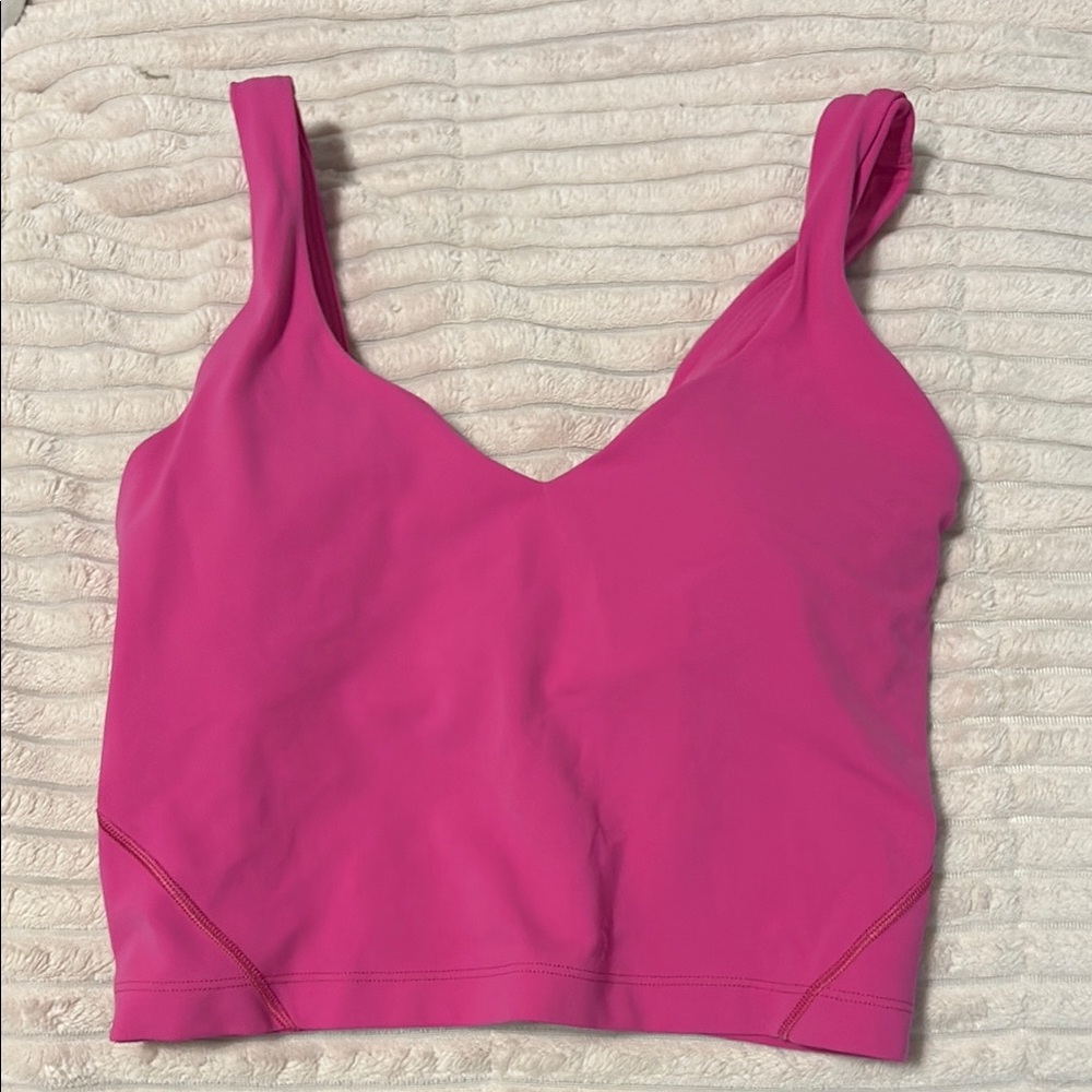 Size 4 Sonic Pink Lululemon Align Tank